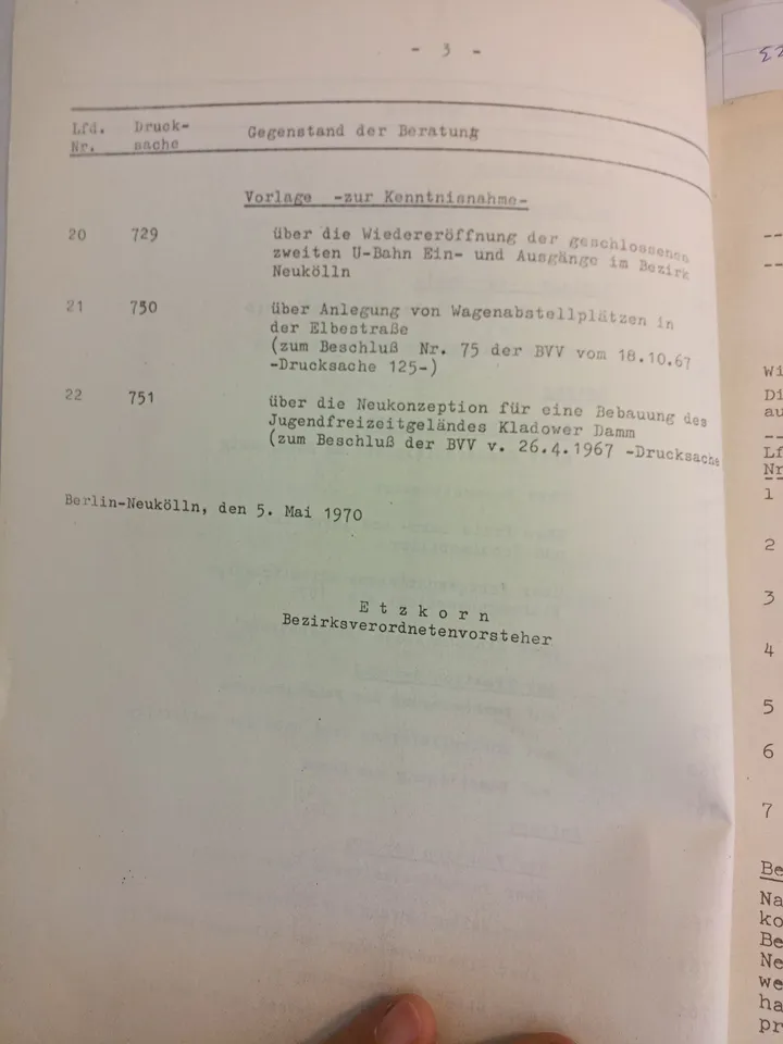 TP Abstellplätze