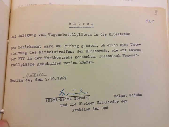 Antrag 1967