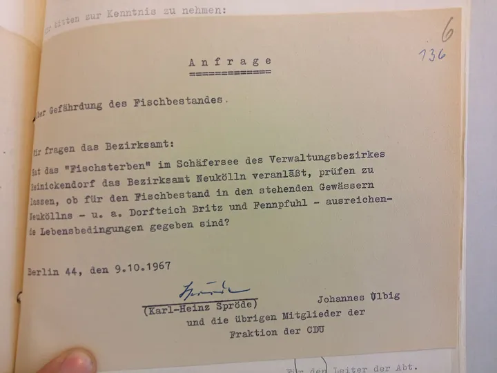 CDU Anfrage