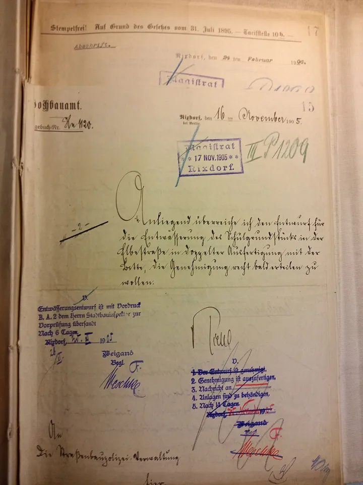 Antragsdokument 1905